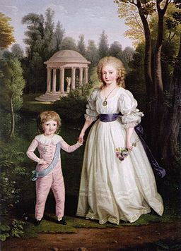 Marie-Antoinette et Louis Charles de France