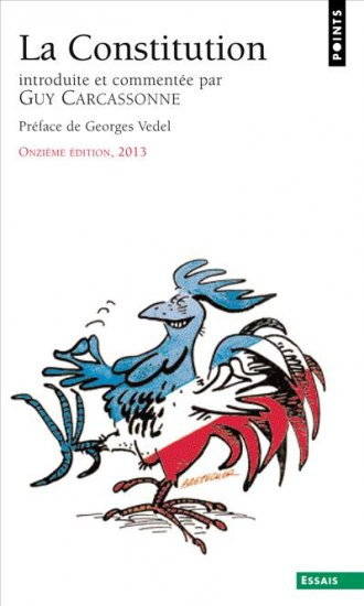 Couverture de La constitution, de Guy Carcassonne