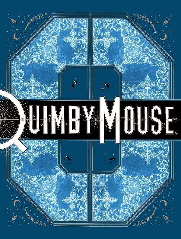 Couverture de l'album Quimby the Mouse, aux motifs géométriques très précis