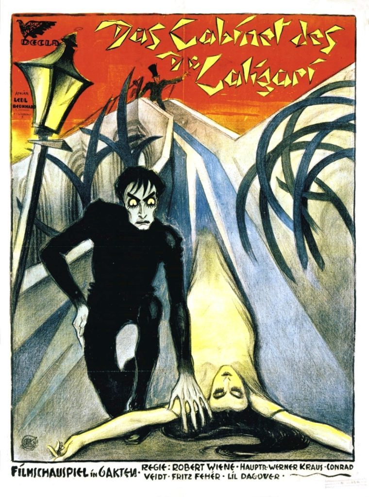 Affiche du film Le Cabinet du docteur Caligari de Robert Wiene (1920)