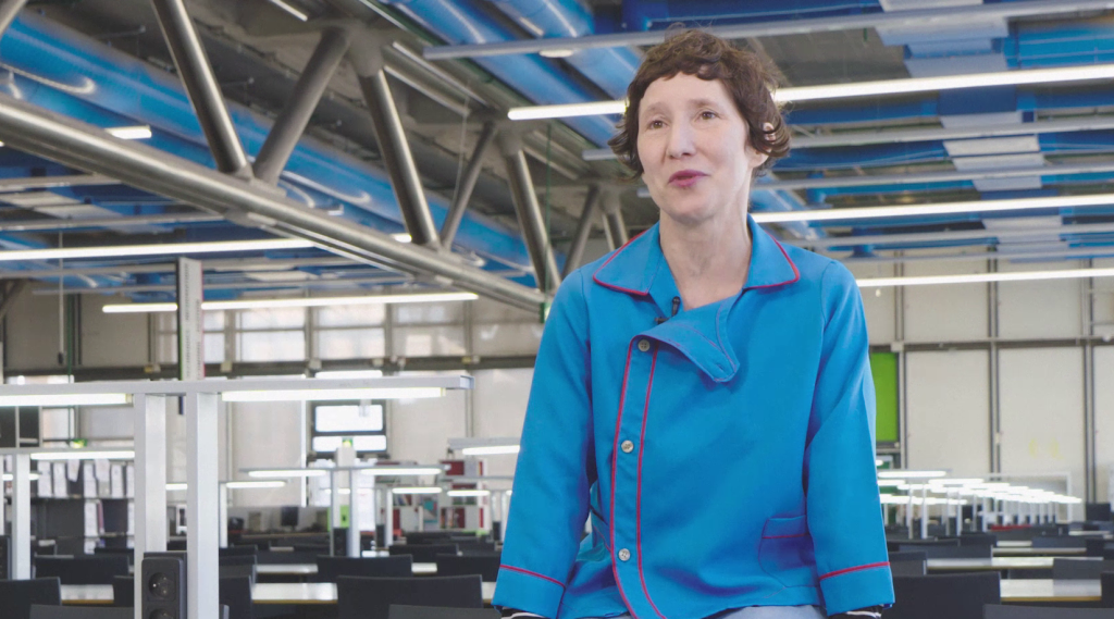 La réalisatrice Marie Losier, interviewée à la Bpi du Centre Pompidou