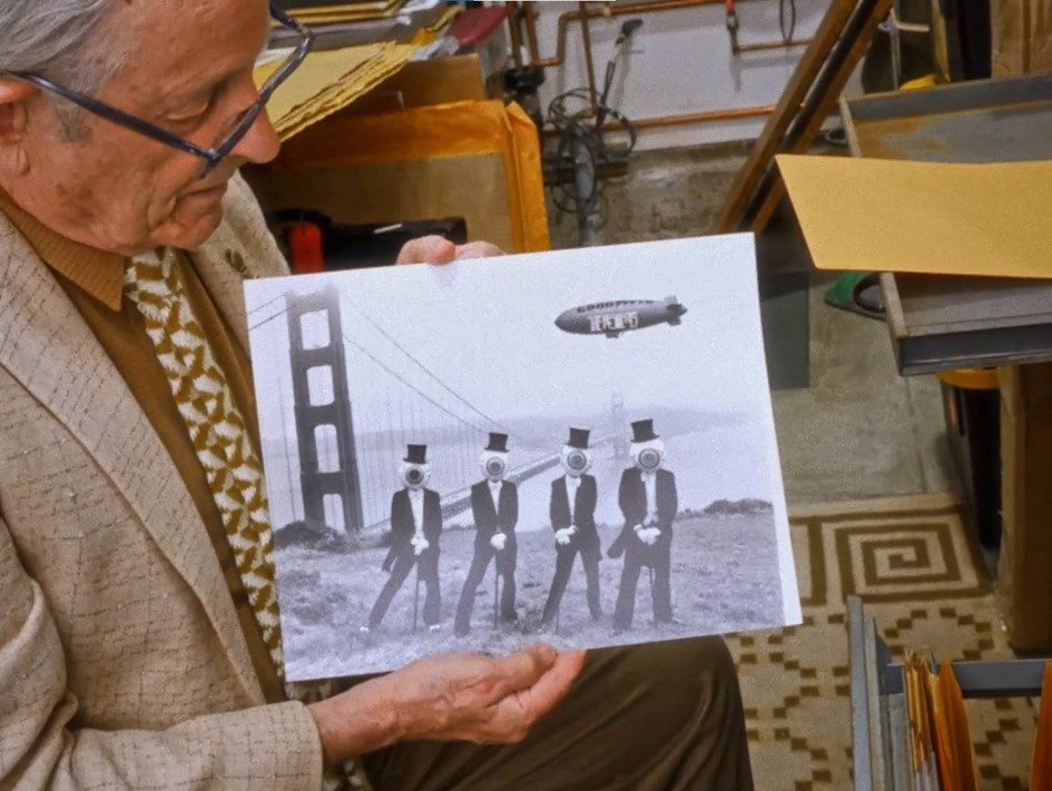 Pochette de disque des Residents, avec les quatre personnages masqués