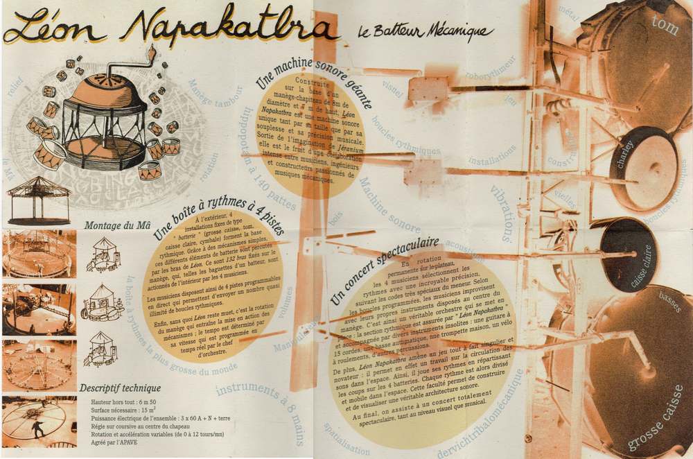 Plaquette de Léon Napakatbra (2000) de Jéranium. 