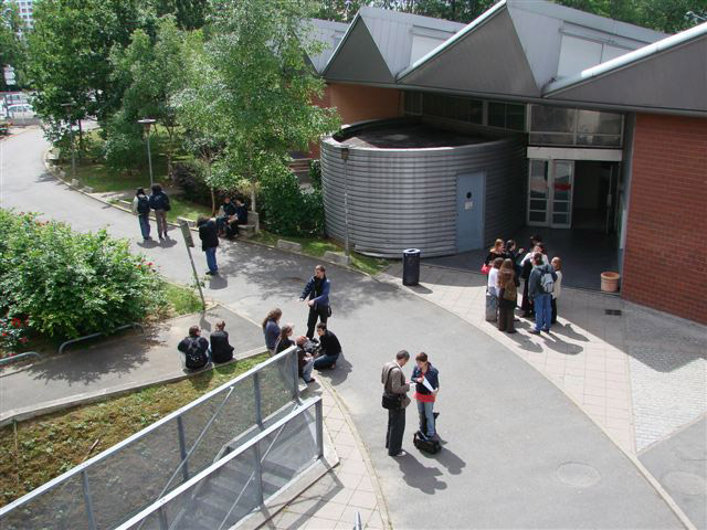 Vue de haut de l'université Paris 8