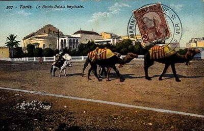 Le Bardo, Tunisie, carte postale