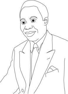 Portrait de l'homme politique Barthélemy Boganda