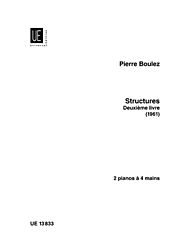 Structures : premier livre [et] deuxième livre [pour] 2 pianos à 4 mains