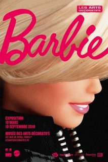 Affiche de l'exposition Barbie au Musée des arts décoratifs, 2016