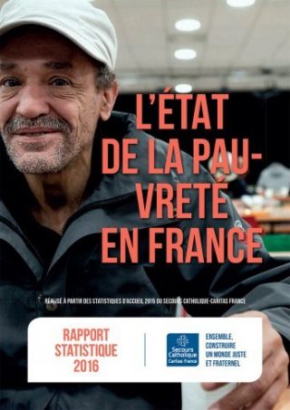 Site du Secours catholique sur la pauvreté en France en 2016