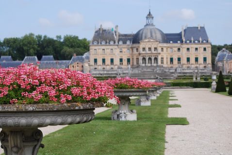 Photographie du jardin du château de Vaux-le-Vicomte