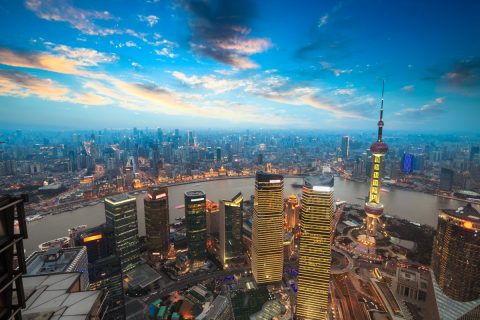 Panorama de la ville de Shangai