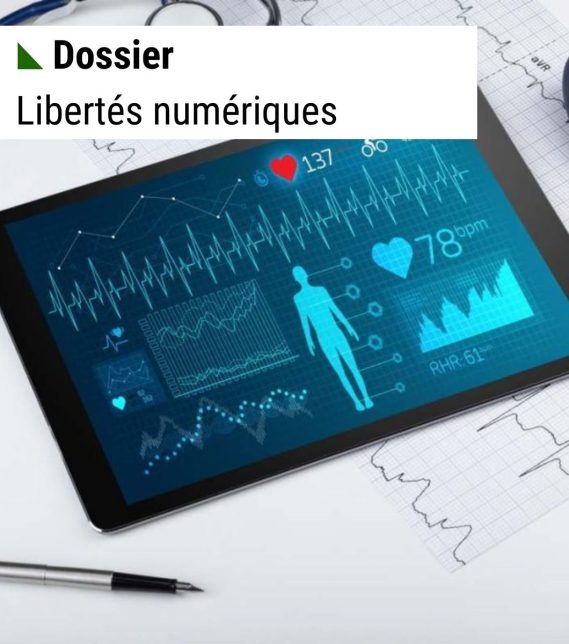 Tablette affichant des données de santé au praticien