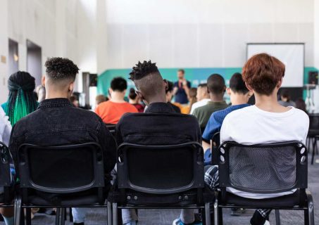 Des élèves en classe