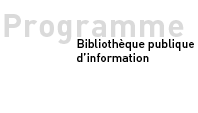 Programme de la Bibliothèque publique d'information